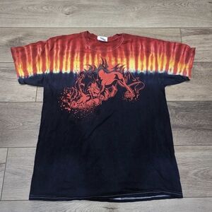 Disney Villain Scar T Shirt The Lion King Tie Dye Women's Large